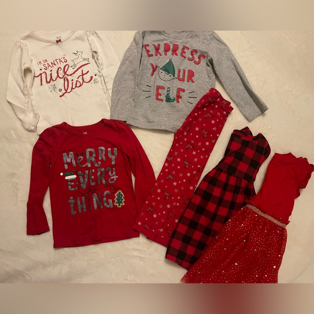 ❤️💚3T Girls Christmas Lot